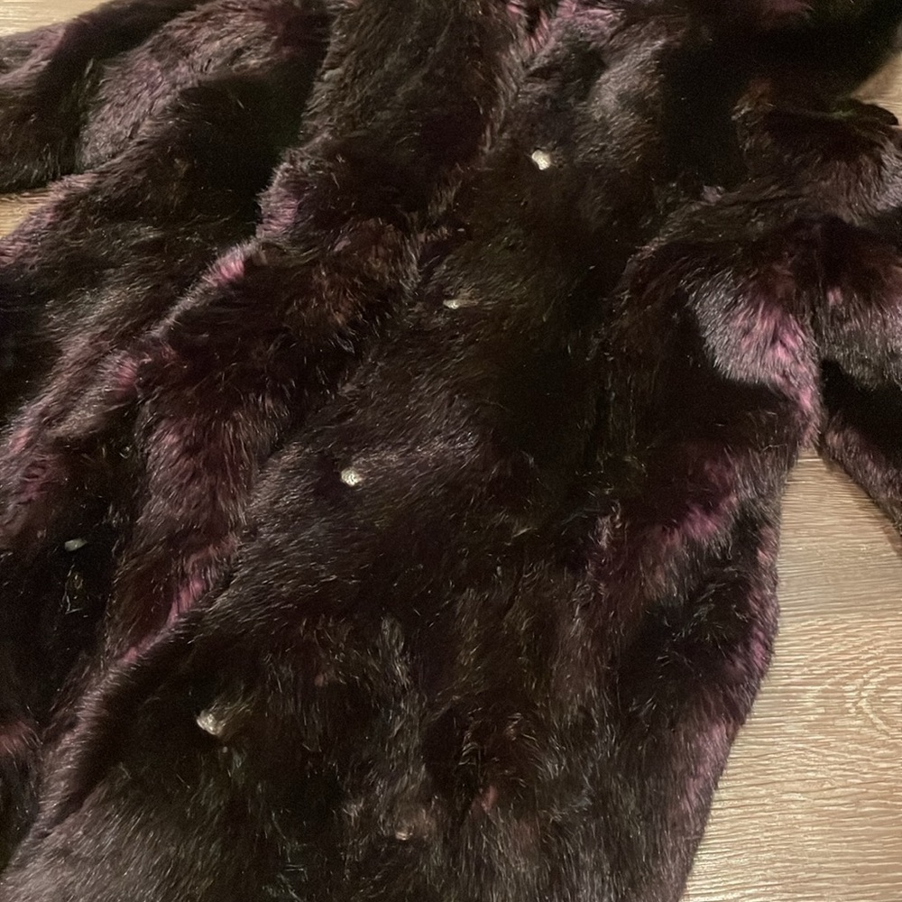 SpiritHoods Purple Faux Fur Jacket - Picture 4 of 9